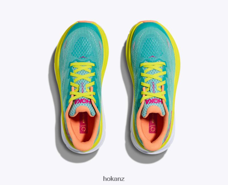 Hoka Kids Clifton 9 482TD675 Ceramic/Evening Primrose