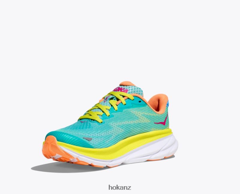 Hoka Kids Clifton 9 482TD675 Ceramic/Evening Primrose