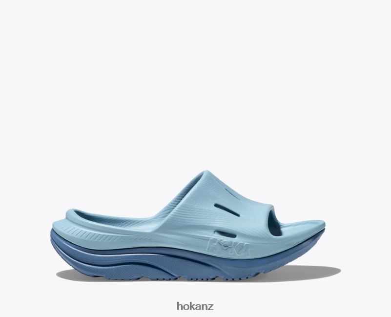 Hoka Kids Ora Recovery Slide 3 482TD681 Stone Blue/Bluesteel