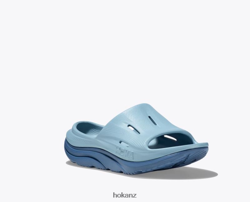 Hoka Kids Ora Recovery Slide 3 482TD681 Stone Blue/Bluesteel