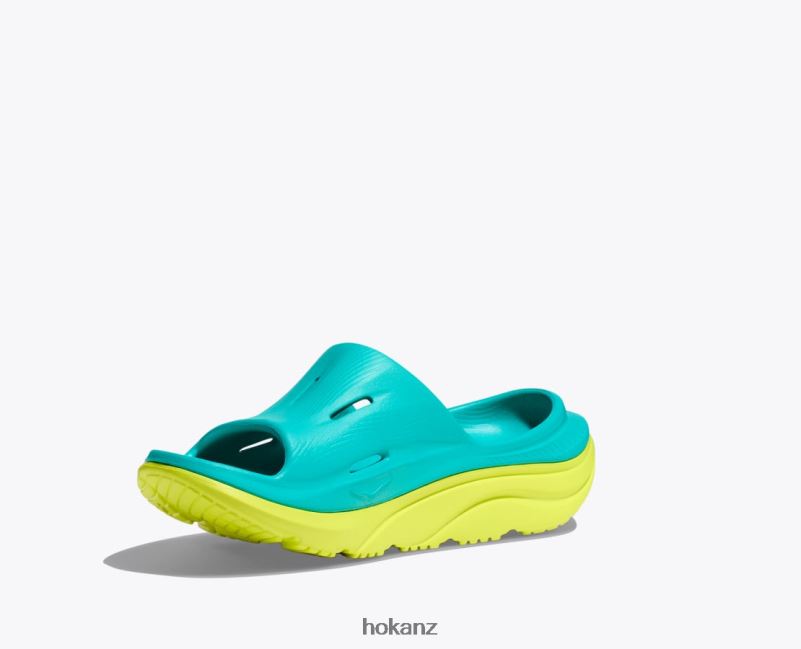 Hoka Kids Ora Recovery Slide 3 482TD682 Stone Blue/Bluesteel