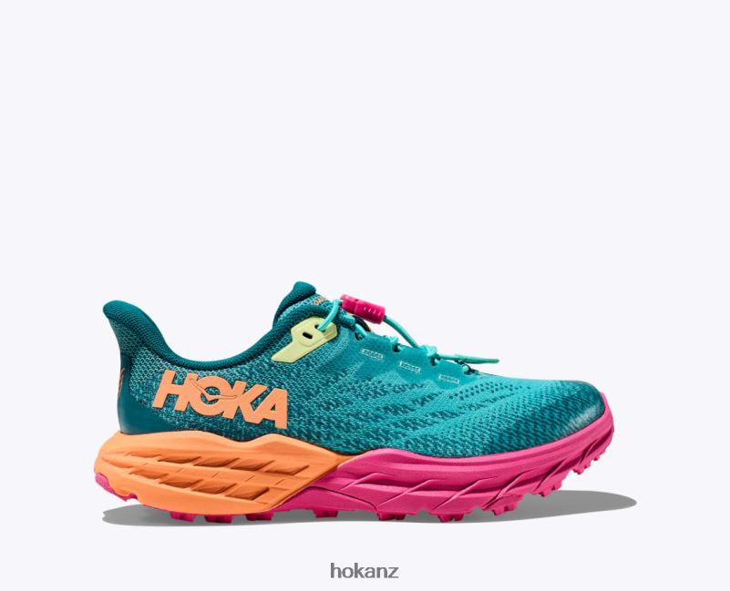 Hoka Kids Speedgoat 5 482TD678 Castlerock/Vibrant Orange