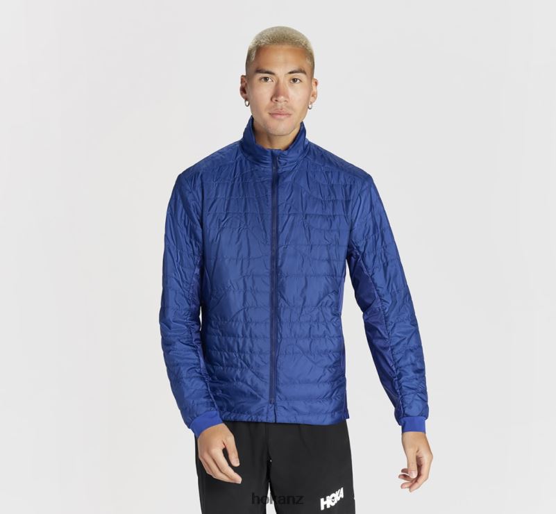Hoka Men Sky Quilt Jacket 482TD670 Bellwether Blue