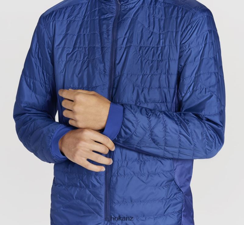 Hoka Men Sky Quilt Jacket 482TD670 Bellwether Blue