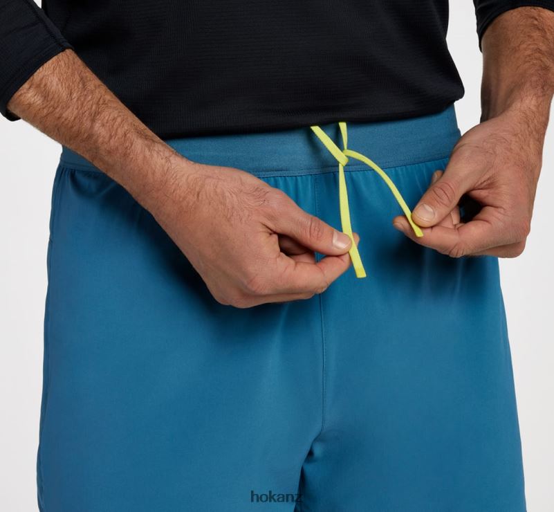 Hoka Men 5 Short 482TD657 Blue Steel