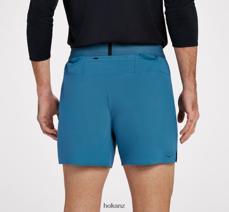 Hoka Men 5 Short 482TD657 Blue Steel
