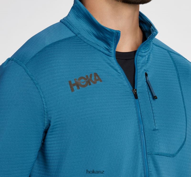 Hoka Men 1/2 Zip 482TD638 Blue Steel