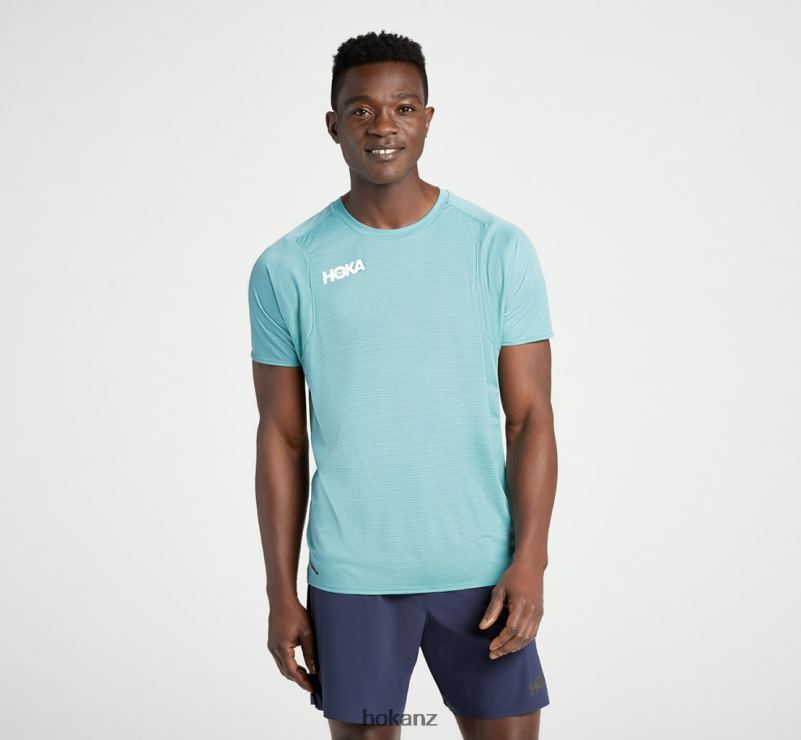 Hoka Men Glide Short Sleeve 482TD632 Trellis