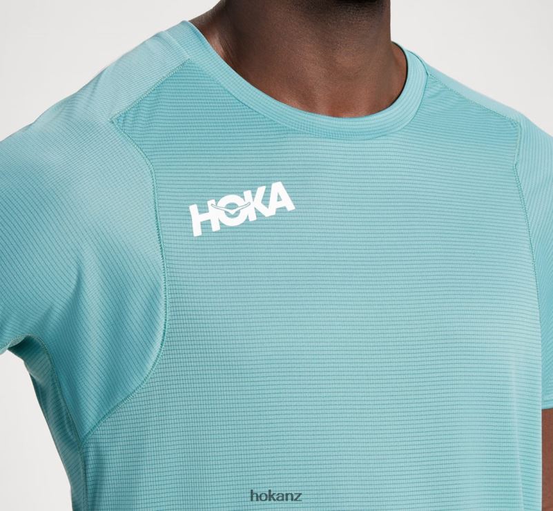 Hoka Men Glide Short Sleeve 482TD632 Trellis