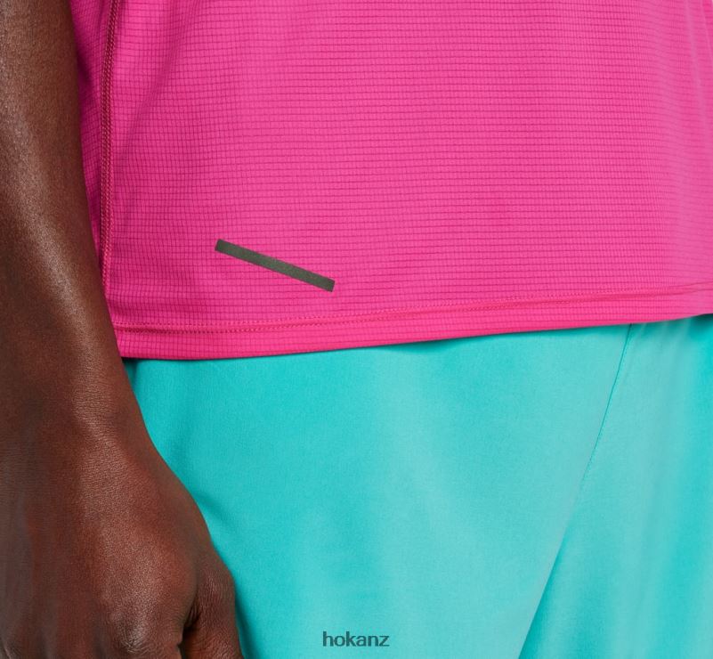 Hoka Men Glide Short Sleeve 482TD635 Black