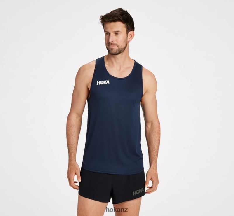 Hoka Men Glide Singlet 482TD630 Outer Space