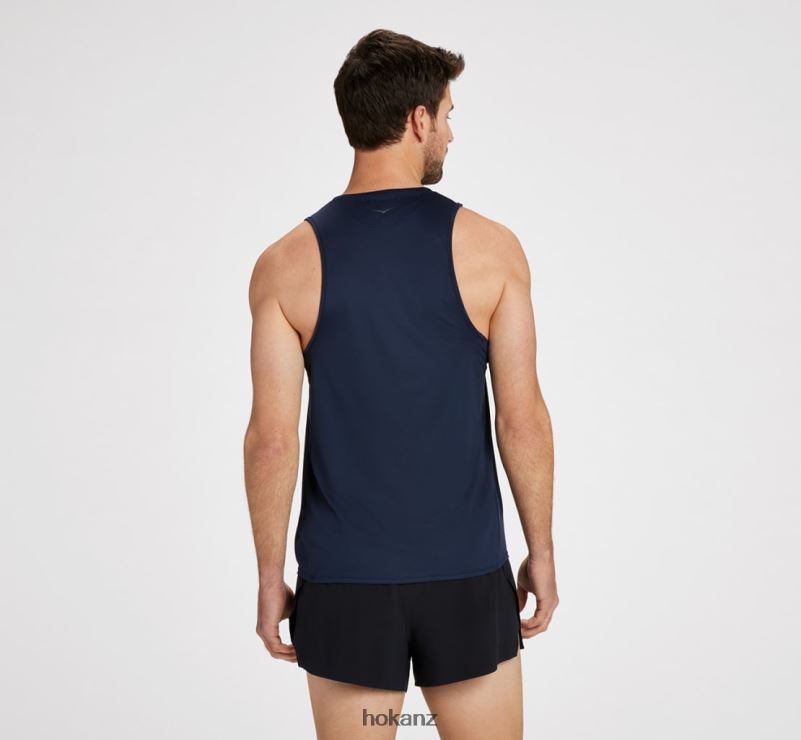 Hoka Men Glide Singlet 482TD630 Outer Space