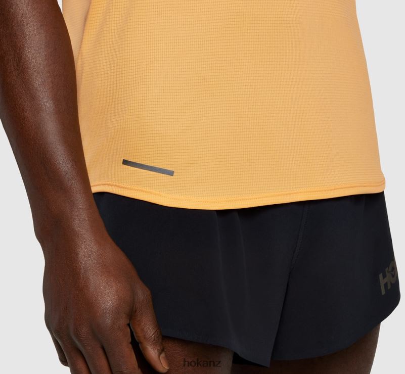 Hoka Men Glide Singlet 482TD631 Mock Orange