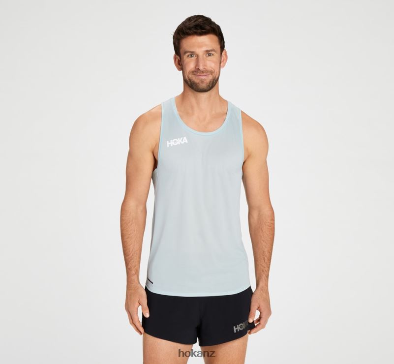 Hoka Men Glide Singlet 482TD634 Black
