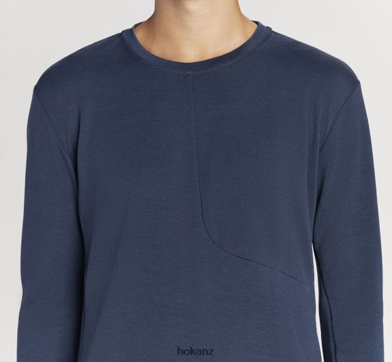 Hoka Men Merino Blend Long Sleeve 482TD646 Outer Space