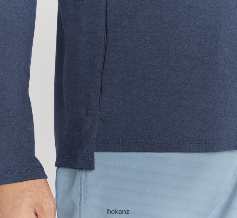 Hoka Men Merino Blend Long Sleeve 482TD646 Outer Space