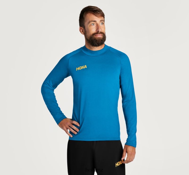 Hoka Men Merino Midlayer 482TD643 Diva Blue