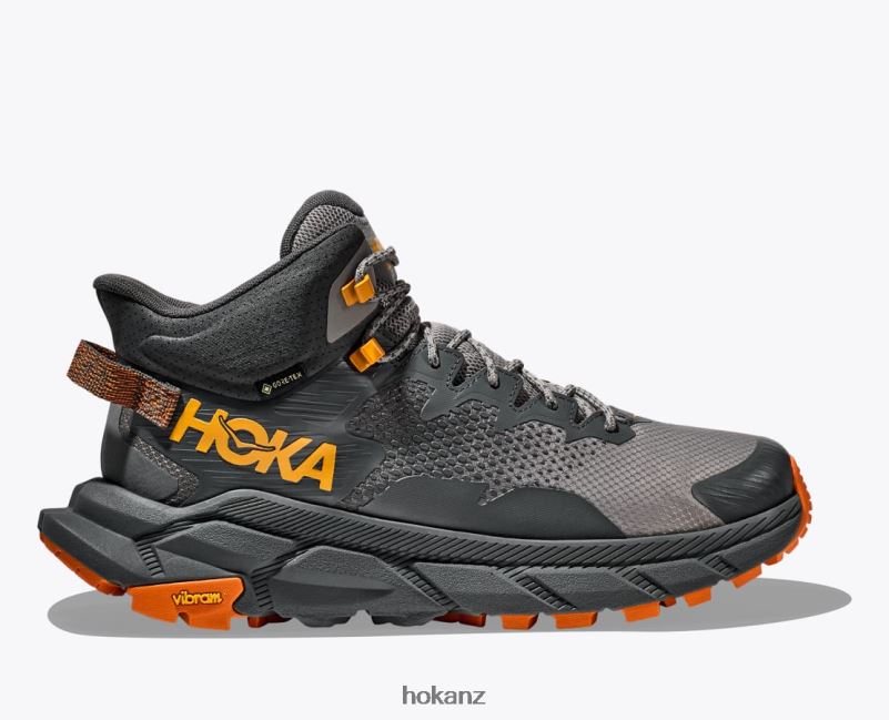 Hoka Men Trail Code GTX 482TD523 Castlerock/Persimmon Orange