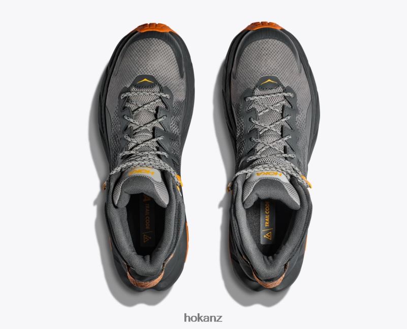 Hoka Men Trail Code GTX 482TD523 Castlerock/Persimmon Orange