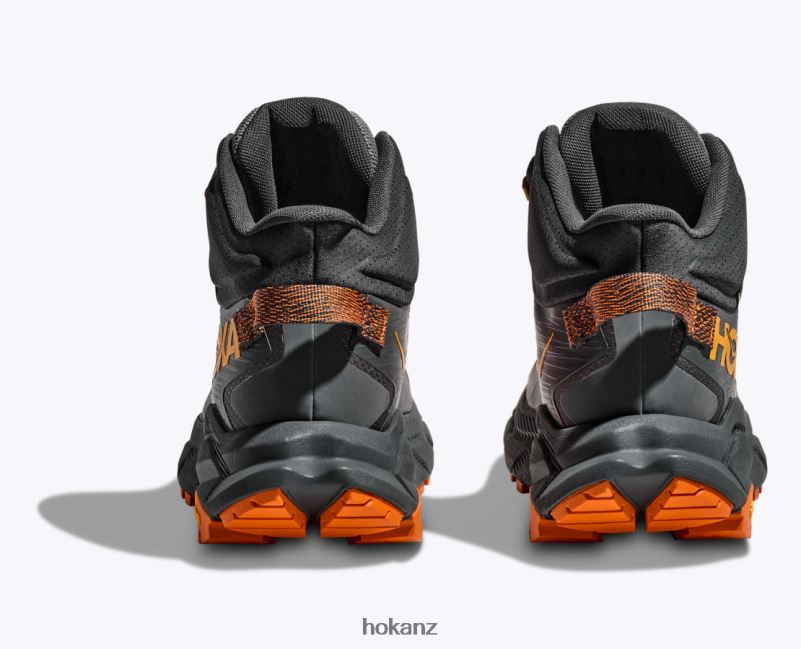Hoka Men Trail Code GTX 482TD523 Castlerock/Persimmon Orange
