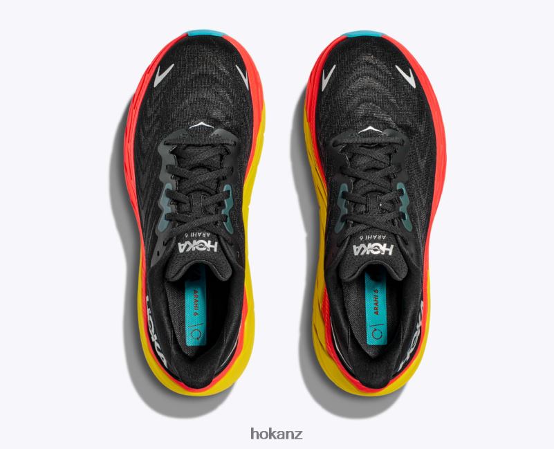 Hoka Men Arahi 6 482TD428 Black/Flame