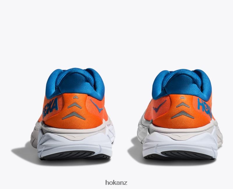 Hoka Men Arahi 6 482TD429 Vibrant Orange/Coastal Sky