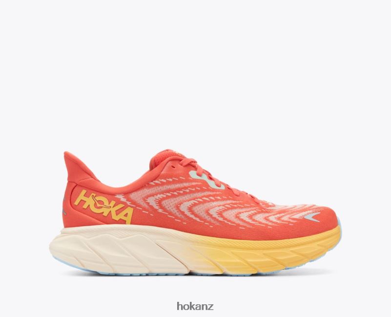 Hoka Men Arahi 6 482TD430 Fiesta/Amber Yellow