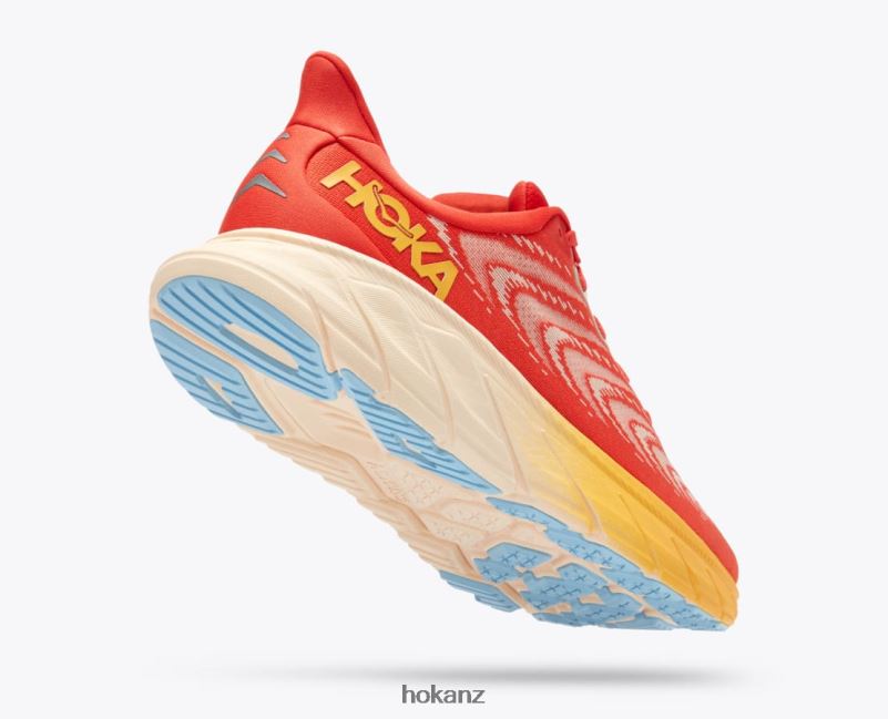 Hoka Men Arahi 6 482TD430 Fiesta/Amber Yellow
