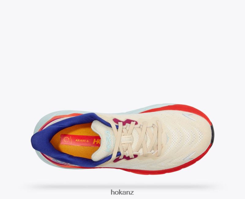 Hoka Men Arahi 6 482TD434 Short Bread/Fiesta