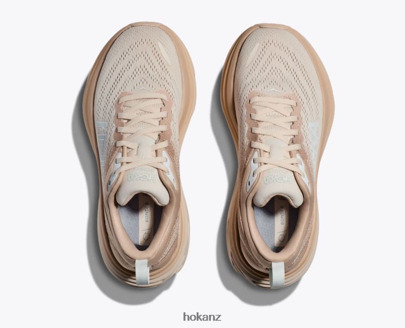 Hoka Men Bondi 8 482TD416 Shifting Sand/Eggnog