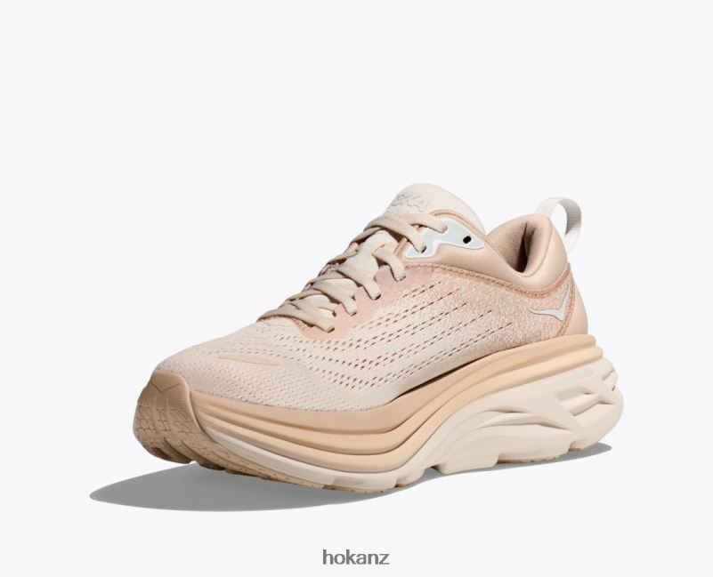 Hoka Men Bondi 8 482TD416 Shifting Sand/Eggnog