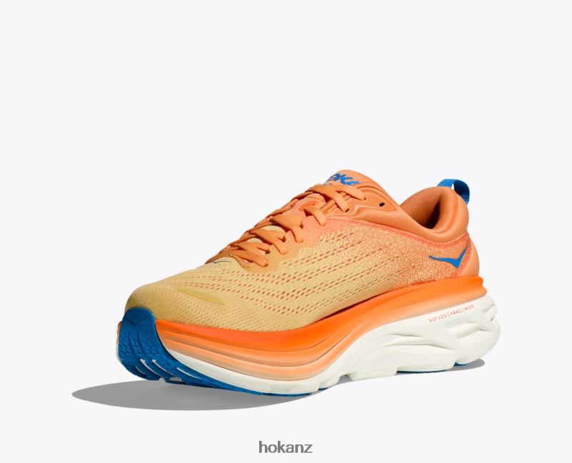 Hoka Men Bondi 8 482TD417 Impala/Mock Orange