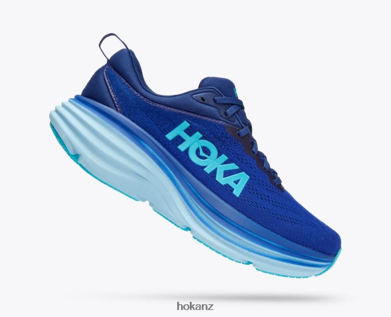 Hoka Men Bondi 8 482TD422 Bellwether Blue/Bluing