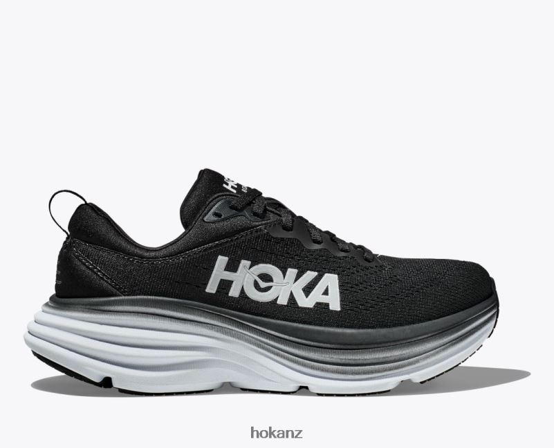 Hoka Men Bondi 8 482TD616 Black/White