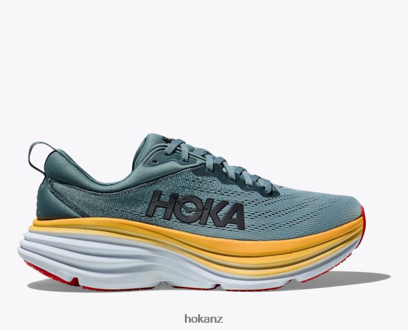 Hoka Men Bondi 8 482TD618 Goblin Blue/Mountain Spring