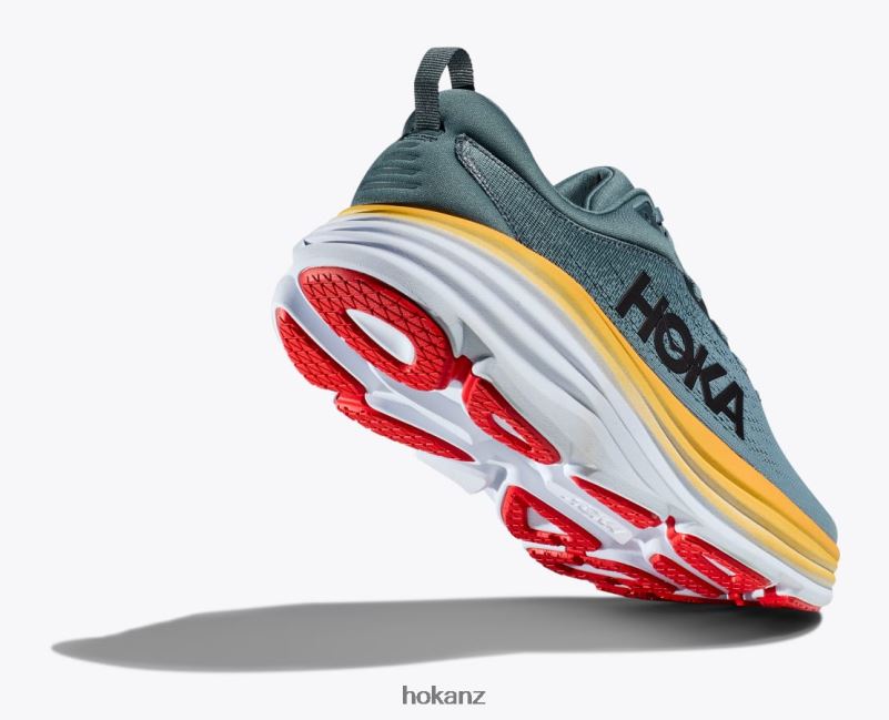 Hoka Men Bondi 8 482TD618 Goblin Blue/Mountain Spring