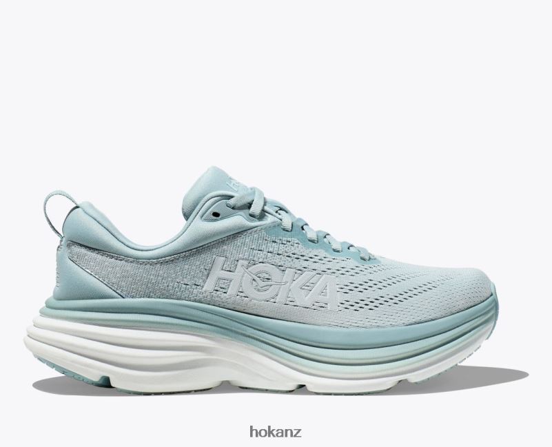 Hoka Men Bondi 8 482TD687 Lilac Marble/Elderberry