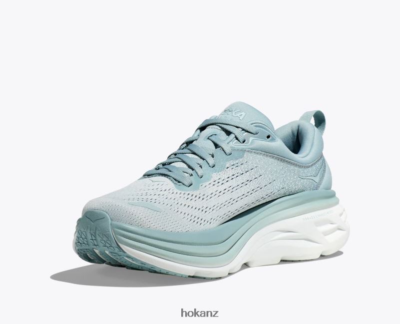 Hoka Men Bondi 8 482TD687 Lilac Marble/Elderberry