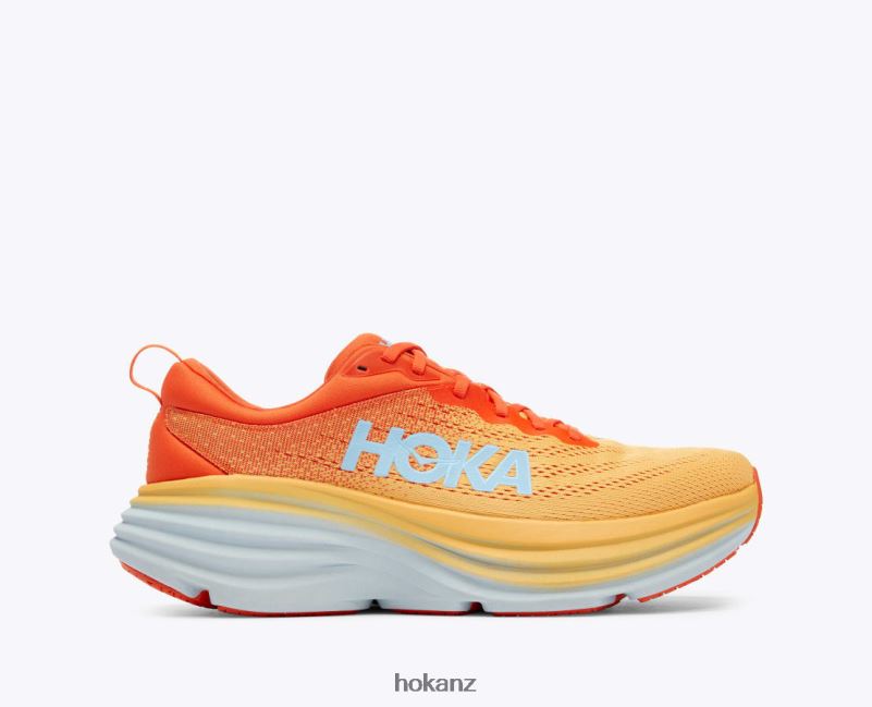 Hoka Men Bondi 8 482TD688 Puffin'S Bill/Amber Yellow