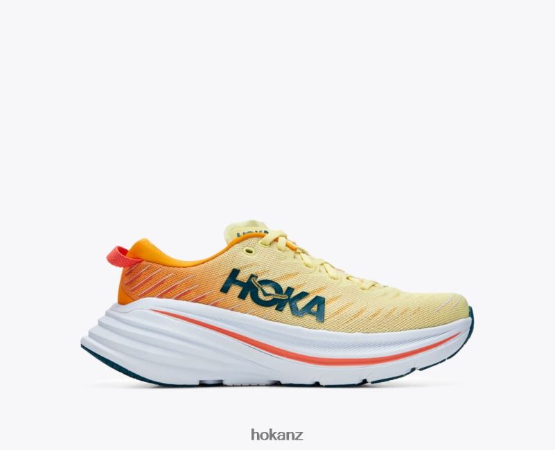 Hoka Men Bondi X 482TD464 Yellow Pear/Radiant Yellow
