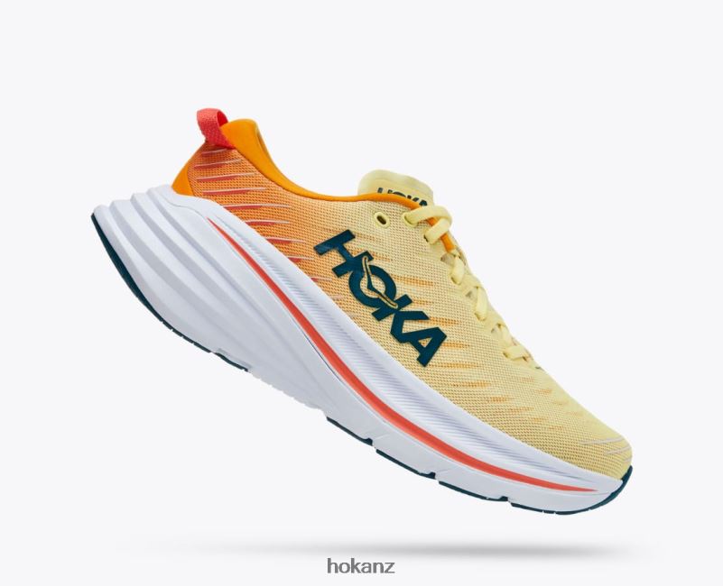 Hoka Men Bondi X 482TD464 Yellow Pear/Radiant Yellow