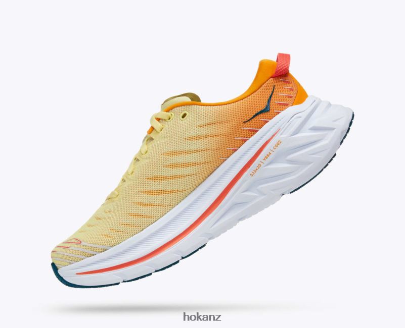 Hoka Men Bondi X 482TD464 Yellow Pear/Radiant Yellow