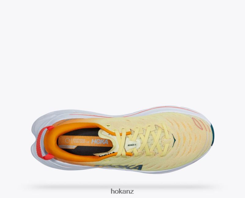 Hoka Men Bondi X 482TD464 Yellow Pear/Radiant Yellow