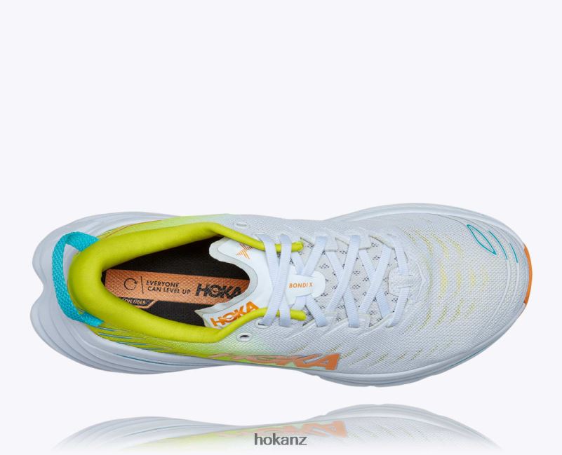 Hoka Men Bondi X 482TD466 White/Evening Primrose