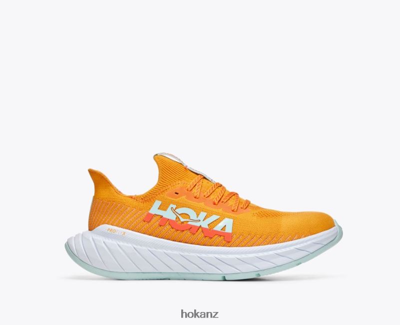 Hoka Men Carbon X 3 482TD456 Radiant Yellow/Camellia