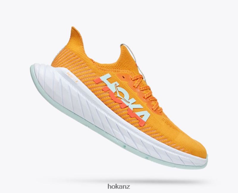 Hoka Men Carbon X 3 482TD456 Radiant Yellow/Camellia