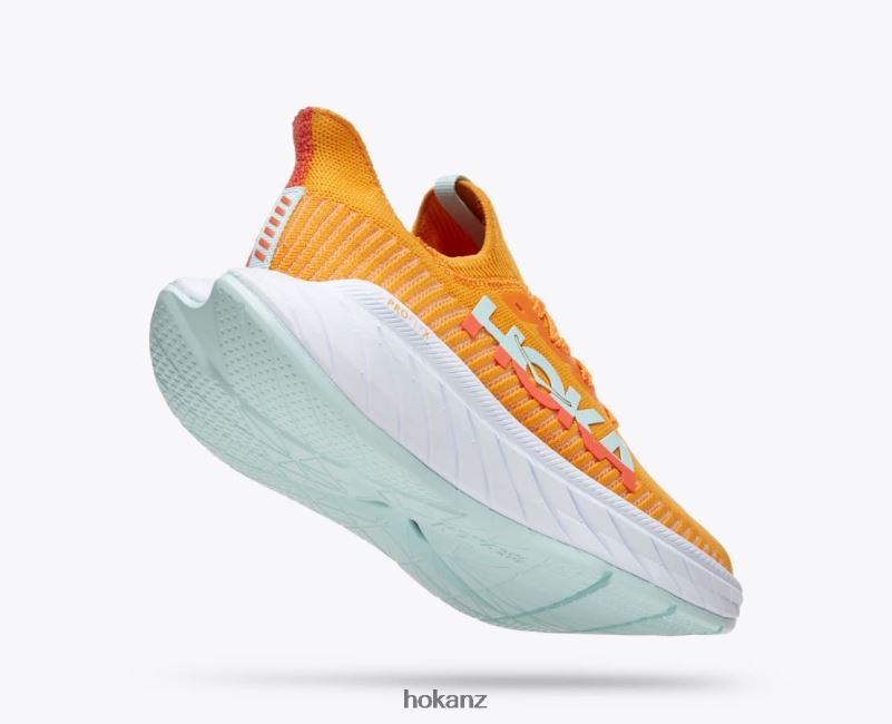 Hoka Men Carbon X 3 482TD456 Radiant Yellow/Camellia