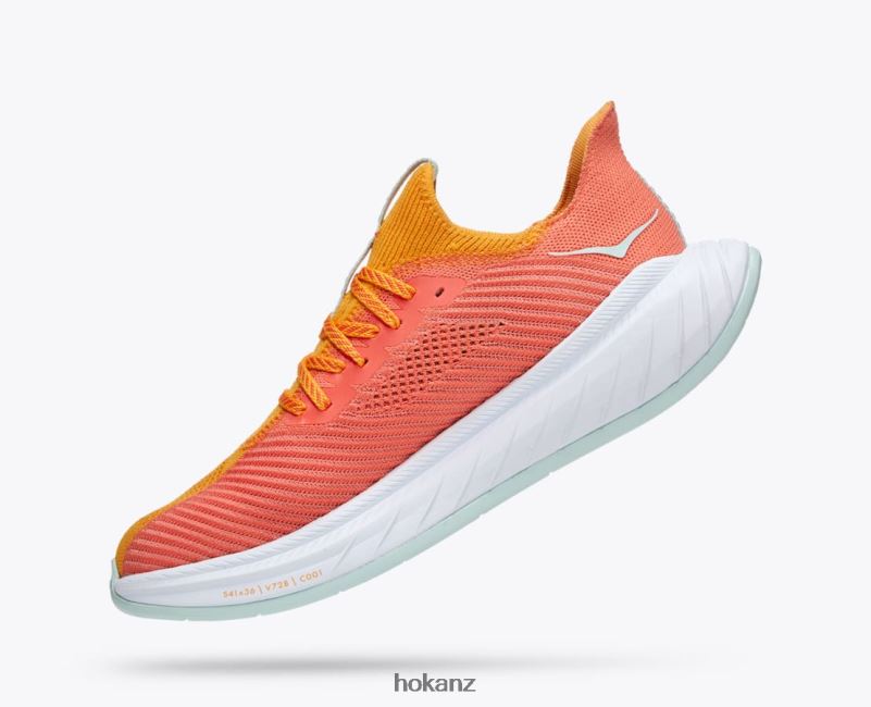 Hoka Men Carbon X 3 482TD456 Radiant Yellow/Camellia