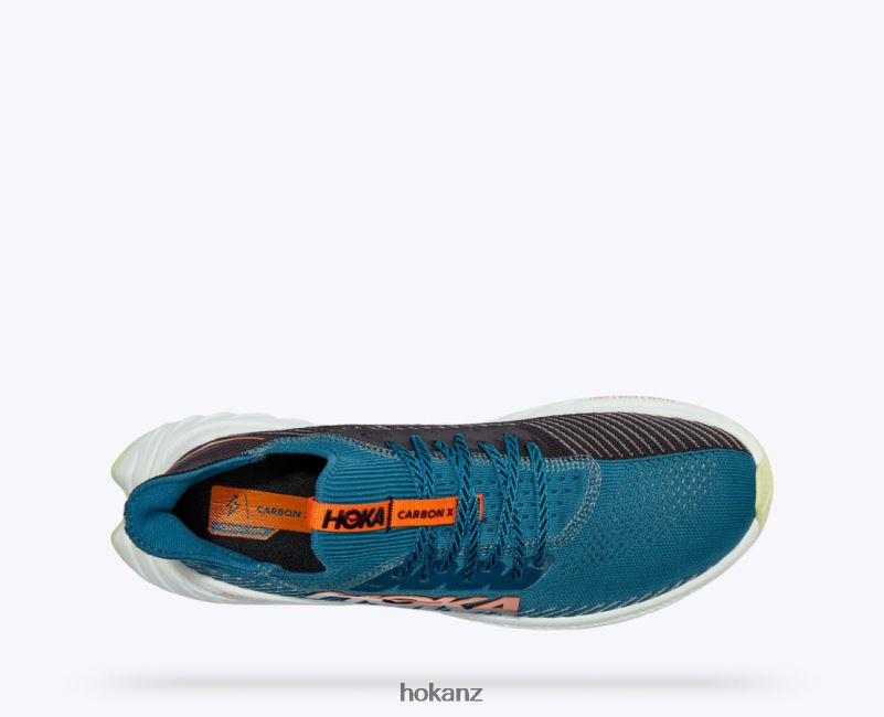 Hoka Men Carbon X 3 482TD460 Blue Coral/Black