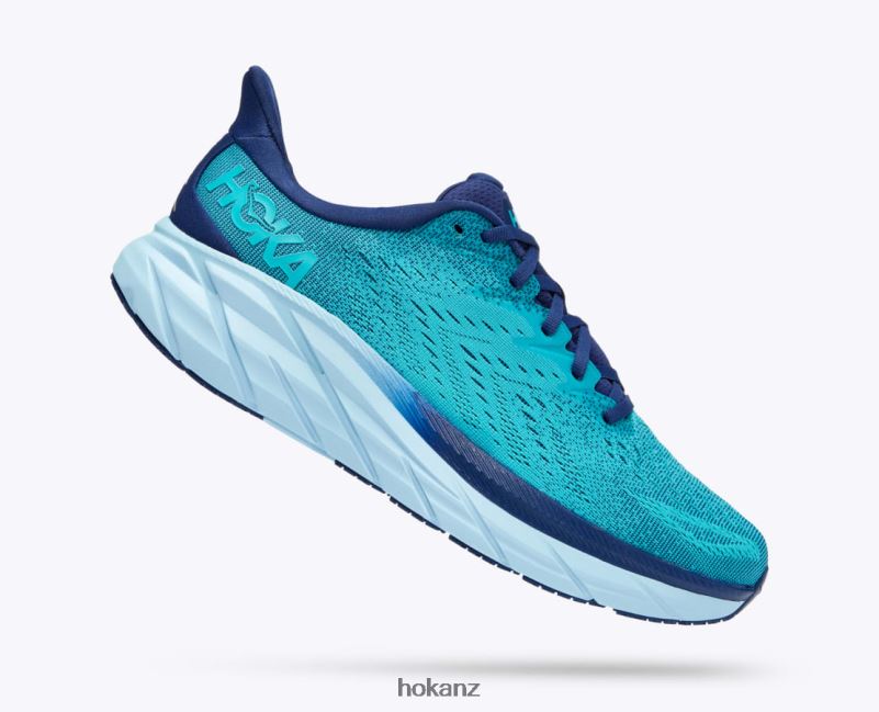 Hoka Men Clifton 8 482TD555 Bellwether Blue/Scuba Blue